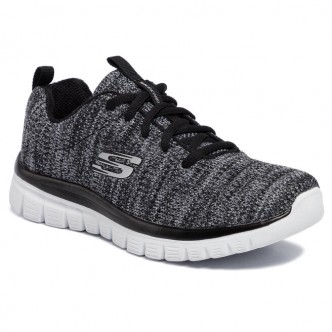 CALZADO COMODO PARA CAMINAR SKECHERS 12614 BKW 