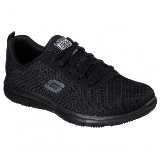 CALZADO COMODO PARA CAMINAR SKECHERS 77210EC BLK 